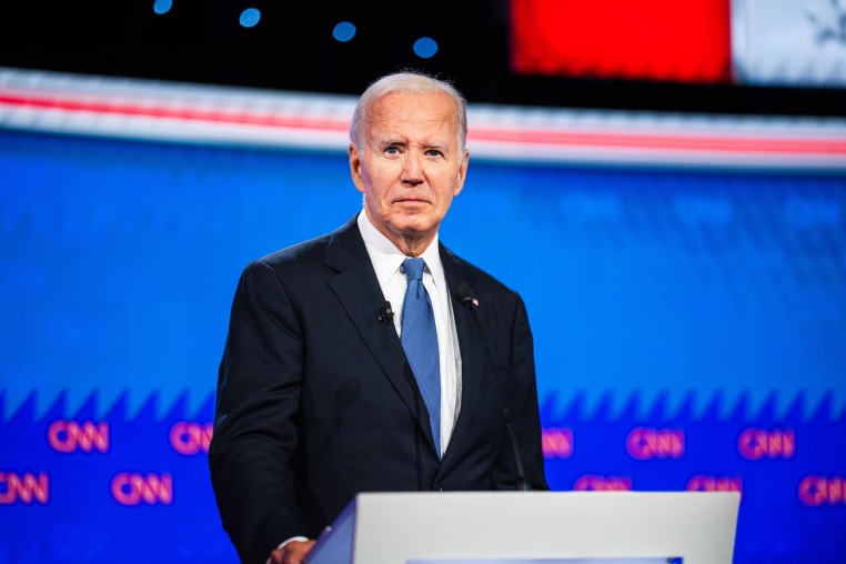President Joe Biden during the first presidential debate 